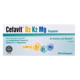 CEFAVIT D3 K2 Mg 2.000 U.I. gélules, 100 gélules