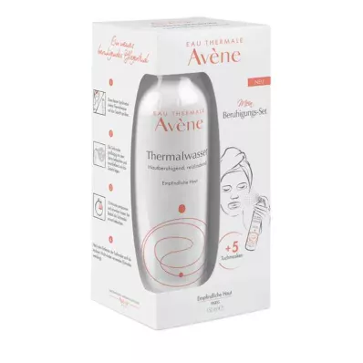 AVENE Eau thermale en spray 150ml+5 masques en tissu, 1 P AVENE Eau thermale en spray 150ml+5 masques en tissu, 1 P