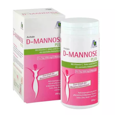 D-MANNOSE PLUS 2000 mg Poudre avec vitamines et minéraux, 250 g