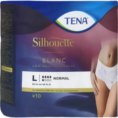 TENA SILHOUETTE normal L blanc, 10 pcs