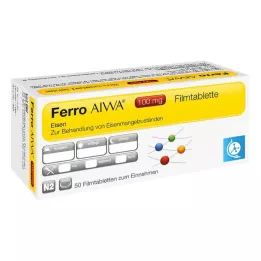 FERRO AIWA 100 mg Comprimés pelliculés, 50 pc