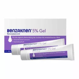 BENZAKNEN Gel à 5%, 2X40 g