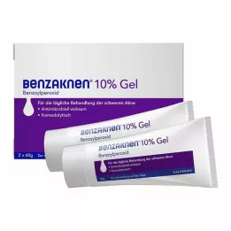 BENZAKNEN Gel à 10%, 2X60 g