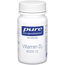 PURE ENCAPSULATIONS Gélules de vitamine D3 4000 I.U., 60 gélules