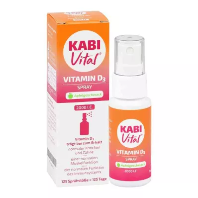 Kabivital 2 000 soit D3 Spray Arôme Pomme (25 ml)
