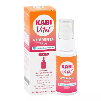 Kabivital 2 000 soit D3 Spray Arôme Menthe Poivrée (25 ml)