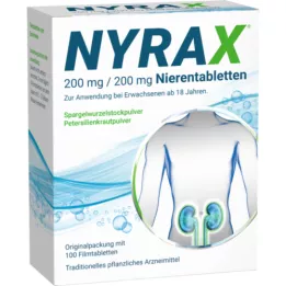 NYRAX 200 mg/200 mg Comprimés rénaux, 100 pièces