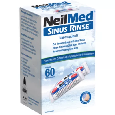 NEILMED Sinus Rinse sel pour rinçage nasal, sachet-dose, 60X2.4 g