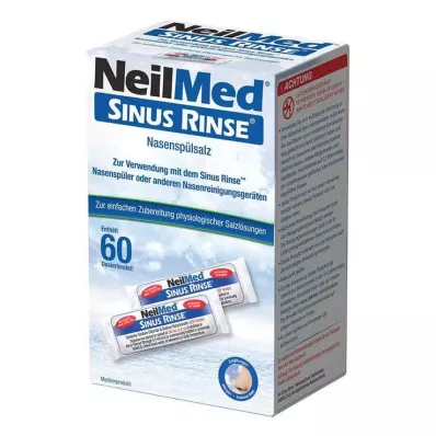 Sac doseur de sel de rinçage nasal Neilmed Sinus Rinse, 60X2,4 g