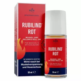 RUBILIND Roll-on rouge pour les muscles et les articulations, 50 ml