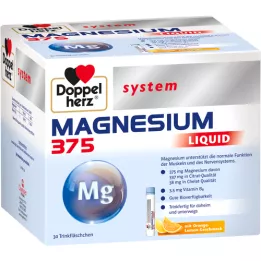 DOPPELHERZ Magnésium 375 Liquid system ampoule à boire, 30 pièces