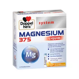 DOPPELHERZ Magnésium 375 Liquid system ampoule à boire, 30 pièces