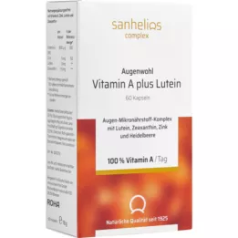SANHELIOS Gélules de vitamine A et lutéine pour le bien-être des yeux, 60 gélules