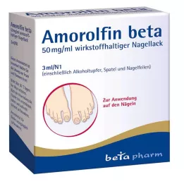 AMOROLFIN beta 50 mg/ml vernis à ongles, 3 ml