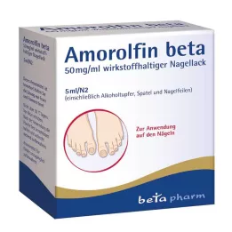 AMOROLFIN beta 50 mg/ml vernis à ongles, 5 ml