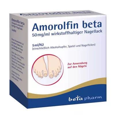 AMOROLFIN beta 50 mg/ml vernis à ongles, 5 ml AMOROLFIN beta 50 mg/ml vernis à ongles, 5 ml