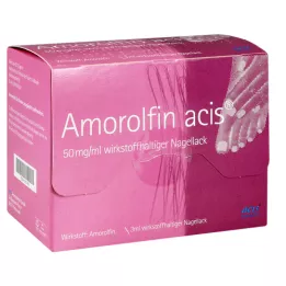 AMOROLFIN acis 50 mg/ml vernis à ongles contenant le principe actif, 3 ml