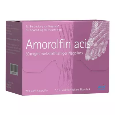 Amorolfin acis® 50 mg/ml vernis à ongles actif, 3 ml