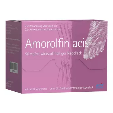 Amorolfin acis® 50 mg/ml vernis à ongles actif, 6 ml