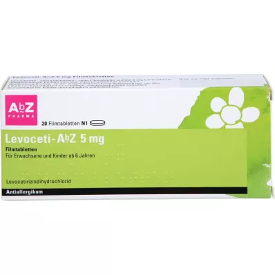 LEVOCETI-AbZ 5 mg comprimés pelliculés, 20 pc