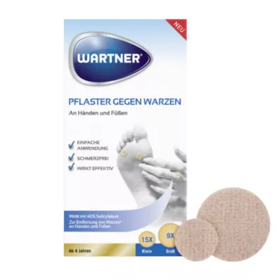 WARTNER Pansement anti-verrues, 24 pces