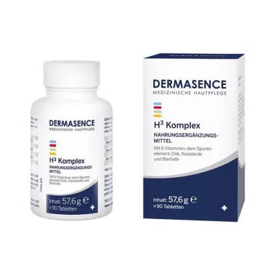 DERMASENCE Comprimés de complexe H3, 90 pc