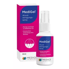 MEDIGEL Spray nettoyant pour les plaies, 50 ml