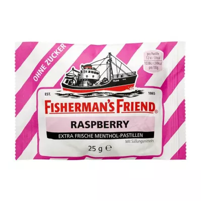 FISHERMANS FRIEND Pastilles à la framboise sans sucre, 25 g