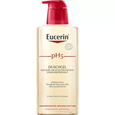 EUCERIN Gel douche pH5 peaux sensibles, 400 ml