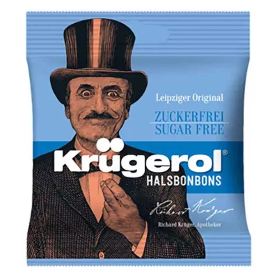 Bonbons pour la gorge Krügerol sans sucre, 50 g