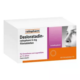 DESLORATADIN-ratiopharm 5 mg comprimés pelliculés, 100 pc