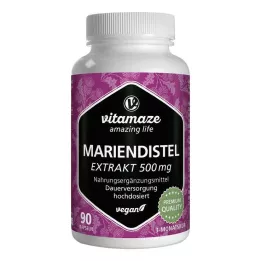 MARIENDISTEL 500 mg dextrait à haute dose, gélules végétaliennes, 90 pcs