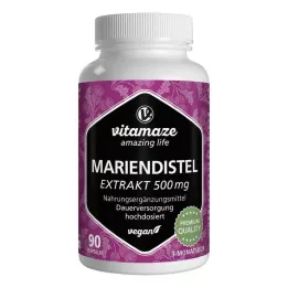 MARIENDISTEL 500 mg dextrait à haute dose, gélules végétaliennes, 90 pcs
