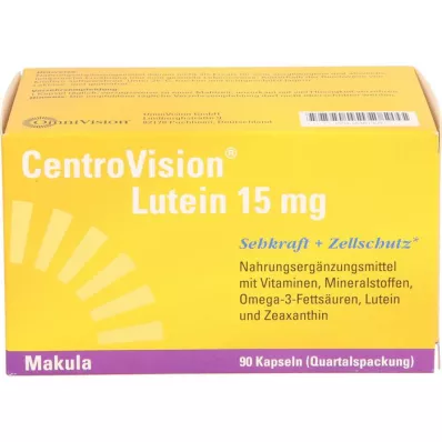 CENTROVISION Gélules de lutéine 15 mg, 90 gélules