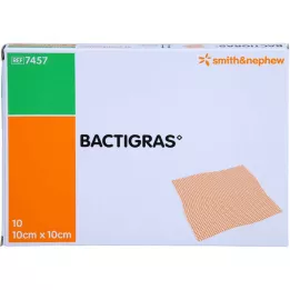 BACTIGRAS Compresse de paraffine antiseptique 10x10 cm, 10 pces