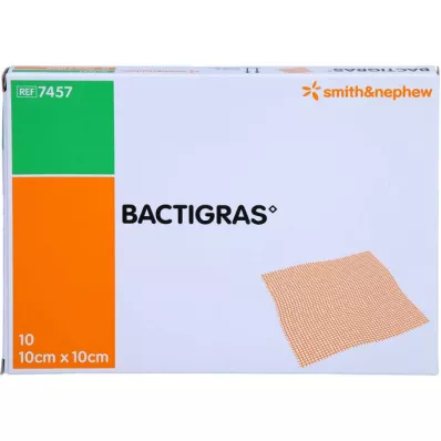 BACTIGRAS Compresse de paraffine antiseptique 10x10 cm, 10 pces