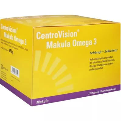 CENTROVISION Gélules aux oméga-3 pour la macula, 270 gélules