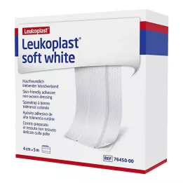 LEUKOPLAST Rouleau de pansements Soft White 4 cmx5 m, 1 pc