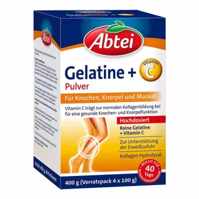 ABTEI Gélatine Plus Vitamine C en poudre, 400 g