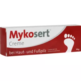 MYKOSERT Crème contre les mycoses de la peau et des pieds, 50 g
