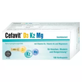 CEFAVIT D3 K2 Mg 7.000 U.I. gélules dures, 100 gélules