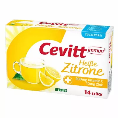 Cevitt immunisé granulés sans sucre au citron chaud, 14 pc
