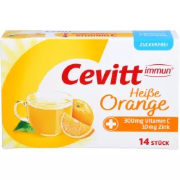 CEVITT immun orange chaude sans sucre, granulés, 14 pcs