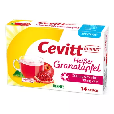 Cevitt immunisé granulés sans sucre de grenade chaude, 14 pc