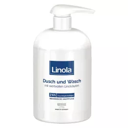 LINOLA Douche et savon avec distributeur, 500 ml