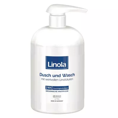 LINOLA Douche et savon avec distributeur, 500 ml