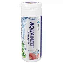 MIRADENT Aquamed Gomme à mâcher contre la sécheresse buccale, 30 g