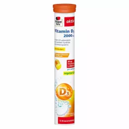 DOPPELHERZ Vitamine D3 2000 I.U. comprimés effervescents, 15 pc