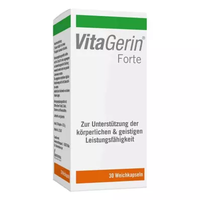 VITA GERIN Forte capsules molles, 30 pc VITA GERIN Forte capsules molles, 30 pc