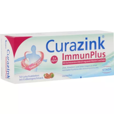 CURAZINK Comprimés à sucer ImmunPlus, 50 pc